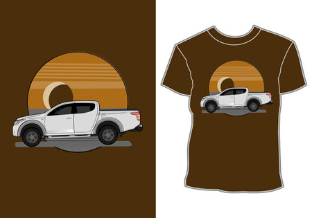 car-themed shirt designsのイラスト素材