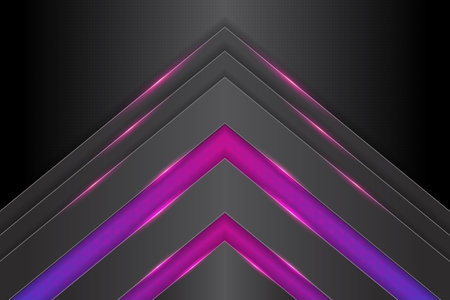 Modern background overlapped layer shape with pink gradientのイラスト素材