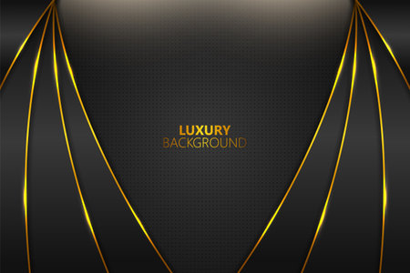 Luxury background diagonal layer shape with golden colorのイラスト素材