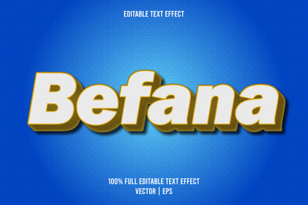 Befana editable text effect embossed cartoon styleのイラスト素材