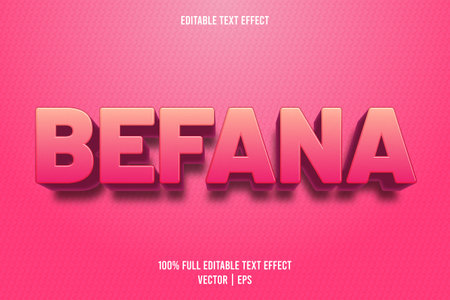 Befana editable text effect embossed cartoon styleのイラスト素材