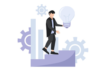 Business Planning Flat Design Illustrationのイラスト素材