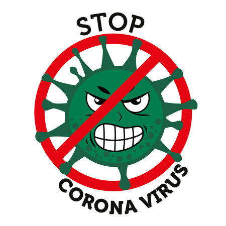 corona virus. corona virus prevention. illustration of corona virus. corona virus backgroundのイラスト素材