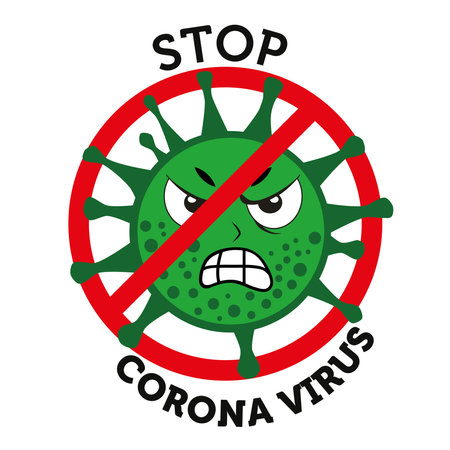 corona virus. corona virus prevention. illustration of corona virus. corona virus backgroundのイラスト素材