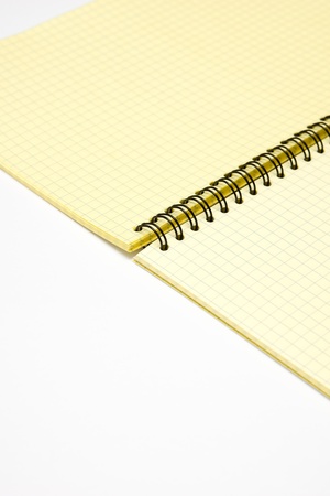 notebook on a white backgroundの写真素材