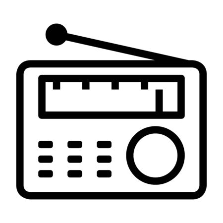 Vectorized illustration of radio icon - Sign,symbol,label,etc.のイラスト素材