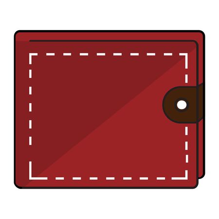 Beautiful money wallet icon vector illustration. Purse graphic design.のイラスト素材