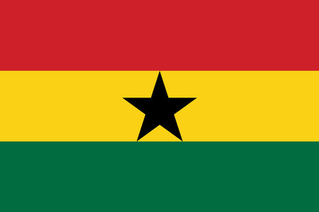Ghana national flag graphics design. Tours and travel backgrounds.のイラスト素材