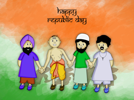 Republic Day Backgroundのイラスト素材