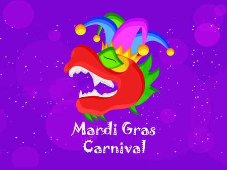 Mardi Gras backgroundのイラスト素材
