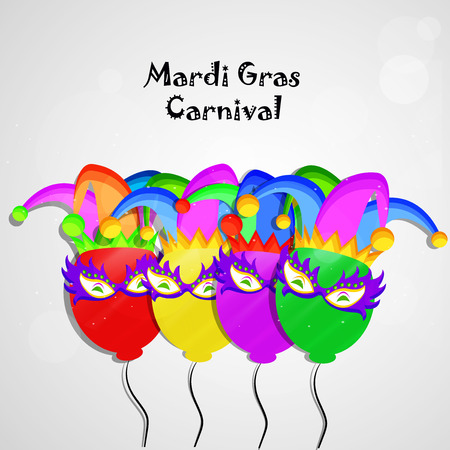 Mardi Gras backgroundのイラスト素材