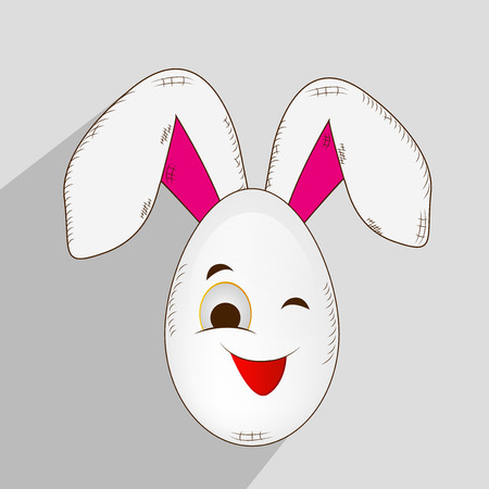 Illustration of elements for the occasion of Easterのイラスト素材