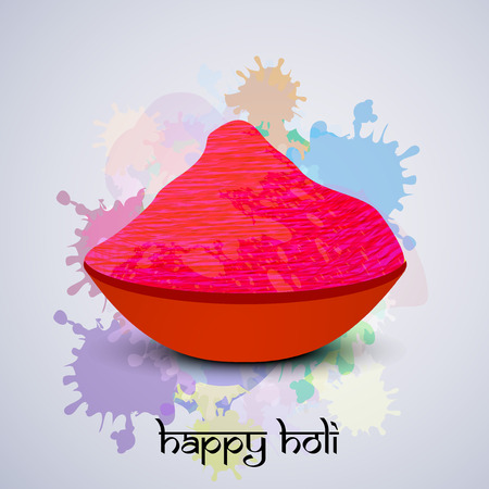 Illustration of elements for Holi festivalのイラスト素材
