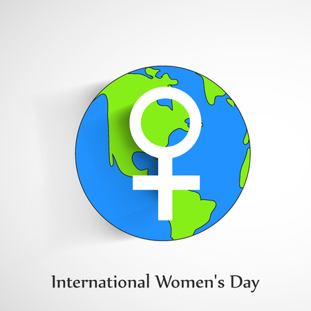 Illustration of background for Women's Dayのイラスト素材