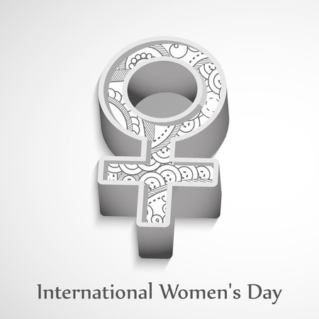 Illustration of background for Women's Dayのイラスト素材