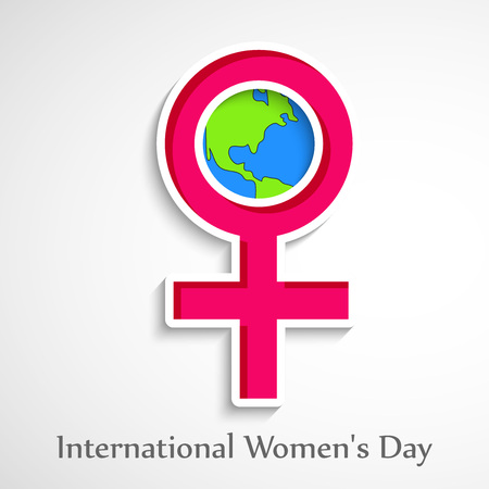 Illustration of background for Women's Dayのイラスト素材