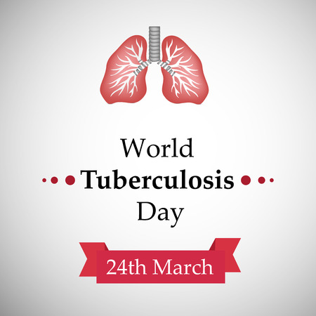 Illustration of background for Tuberculosis Dayのイラスト素材