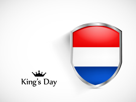 Illustration of Netherlands Flag for King's Dayのイラスト素材