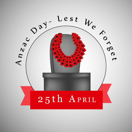 Illustration of elements for Anzac Dayのイラスト素材
