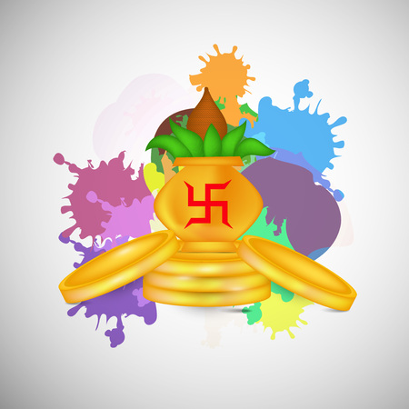 Illustration of background for Akshaya Tritiyaのイラスト素材