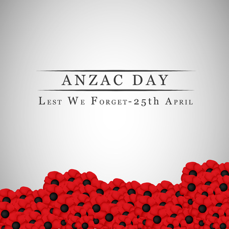 Illustration of background for Anzac dayのイラスト素材