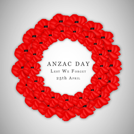 Illustration of background for Anzac dayのイラスト素材