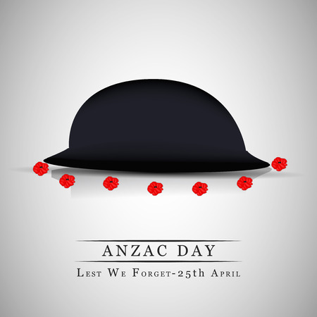 Illustration of background for Anzac dayのイラスト素材