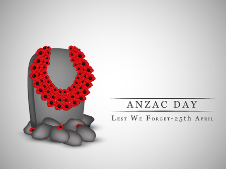 Illustration of background for Anzac Dayのイラスト素材