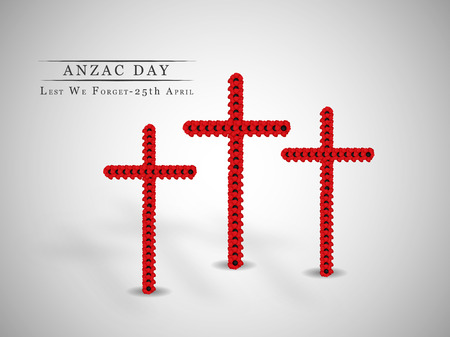Illustration of background for Anzac Dayのイラスト素材