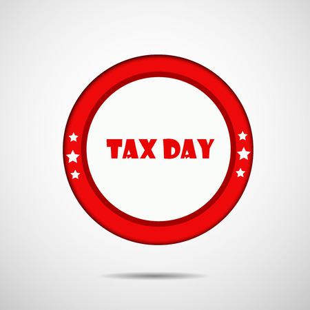 Illustration of background for Tax Dayのイラスト素材