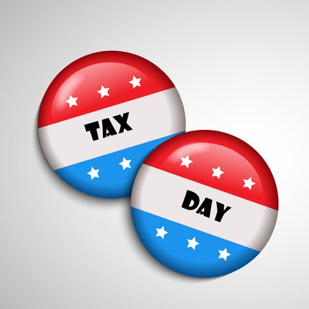 Illustration of background for Tax Dayのイラスト素材