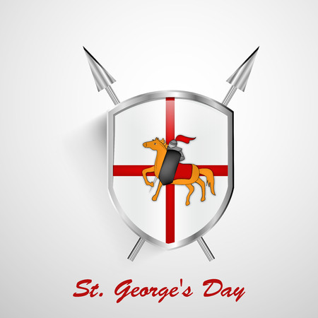 Illustration of background for St. George's Dayのイラスト素材
