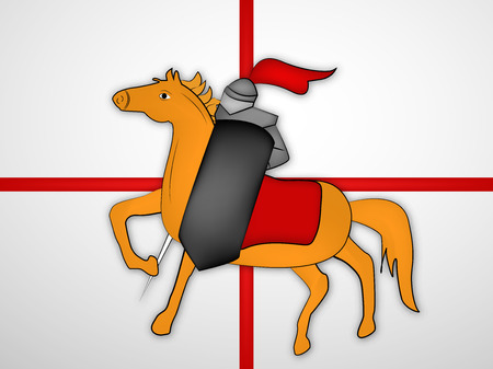 Illustration of background for St. George's Dayのイラスト素材
