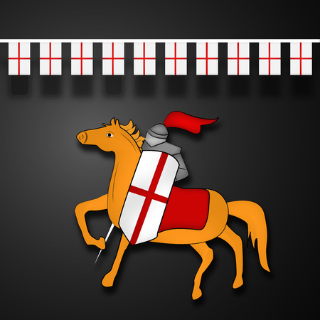 Illustration of background for St. George's Dayのイラスト素材