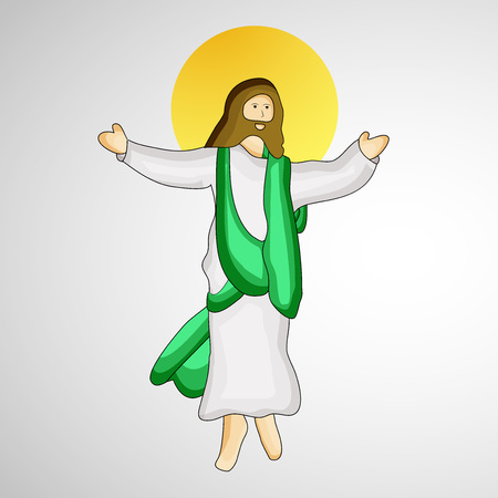 Ascension Day backgroundのイラスト素材