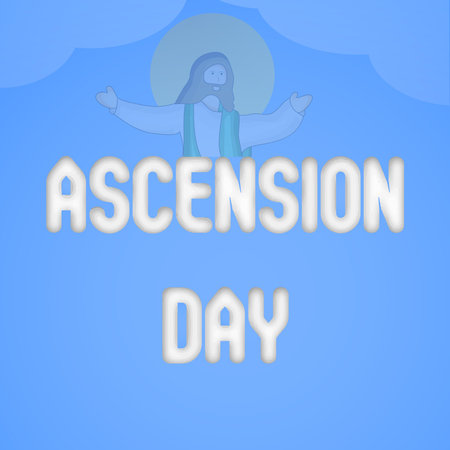 Ascension Day backgroundのイラスト素材