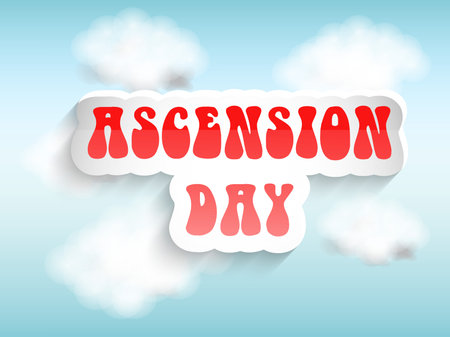 Ascension Day backgroundのイラスト素材