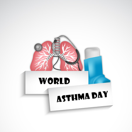 World Asthma Day backgroundのイラスト素材