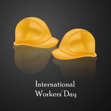 International workers day or May Day backgroundのイラスト素材
