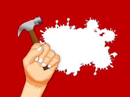 International workers day or May Day backgroundのイラスト素材