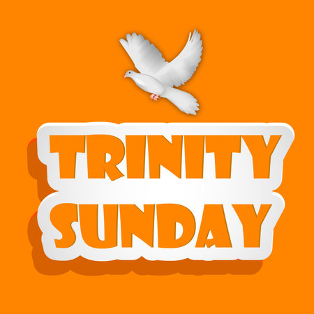 Trinity Sunday backgroundのイラスト素材