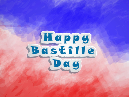 Illustration of elements for France Bastille Day backgroundのイラスト素材