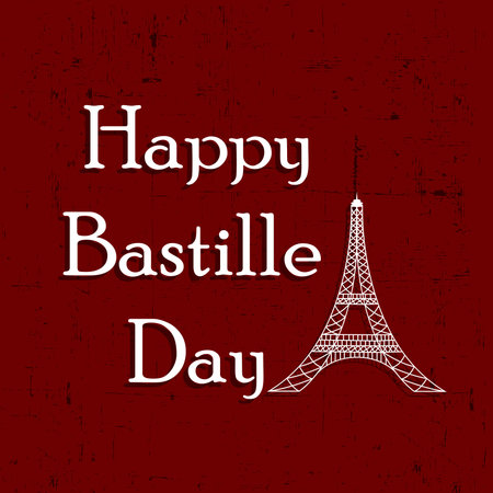 Illustration of elements for France Bastille Day backgroundのイラスト素材