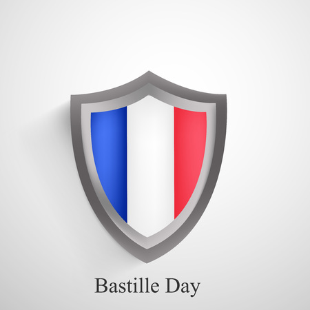 Illustration of elements for France Bastille Day backgroundのイラスト素材