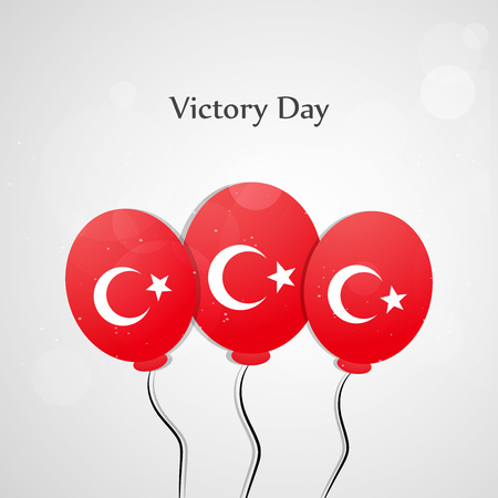 illustration of Victory Day in Turkey Backgroundのイラスト素材