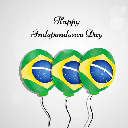 Brazil Independence Day backgroundのイラスト素材