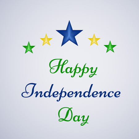 Brazil Independence Day backgroundのイラスト素材