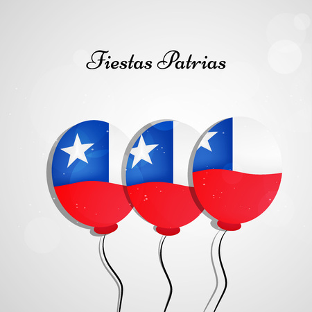 Chile Fiestas Patrias backgroundのイラスト素材