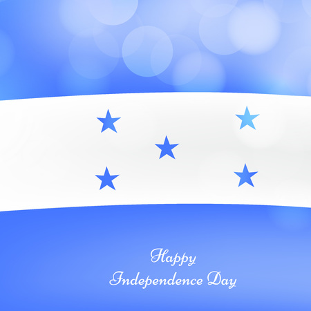 illustration of elements of Honduras Independence Day backgroundのイラスト素材