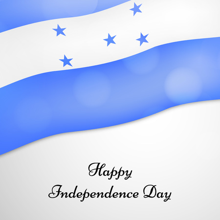 illustration of elements of Honduras Independence Day backgroundのイラスト素材